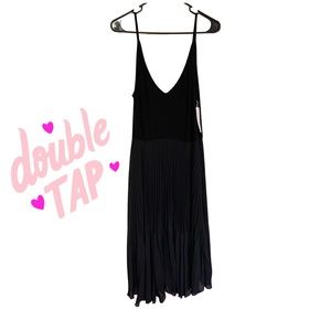 Elegant Black Dress with Ruffles